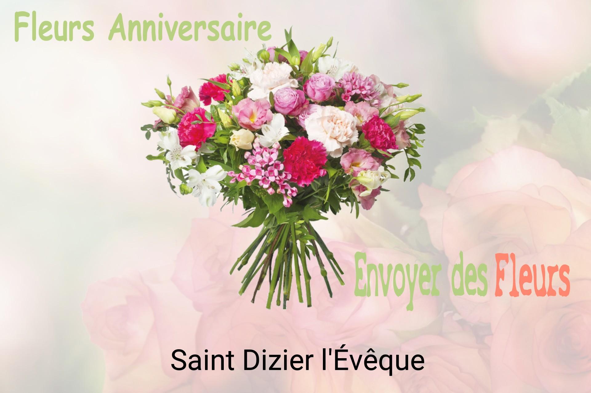 Bouquet de fleurs d’anniversaire livré à Saint-Dizier-l'Évêque