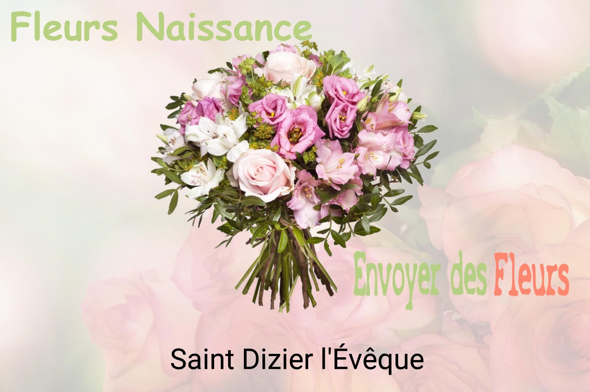 Bouquet de fleurs de naissance livré à Saint-Dizier-l'Évêque